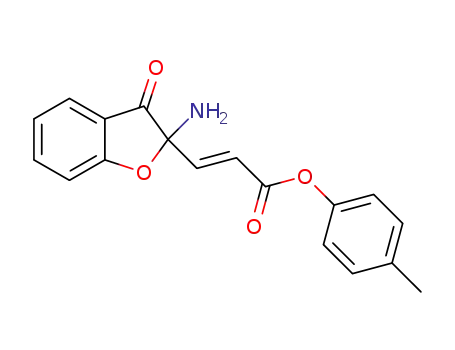 (E)-p-tolyl 3-(2-amino-3-oxo-2,3-dihydrobenzofuran-2-yl)acrylate