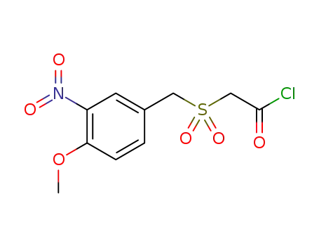 2-(4-methoxy-3-nitrobenzylsulfonyl)acetyl chloride