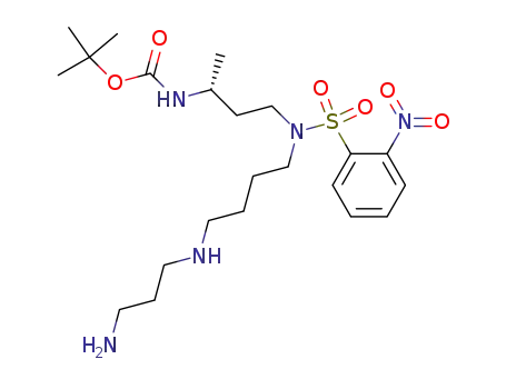 (R)-N<sup>12</sup>-(tert-butyloxycarbonyl)-N<sup>9</sup>-(o-nitrophenylsulfonyl)-1,12-diamino-4,9-diazatridecane
