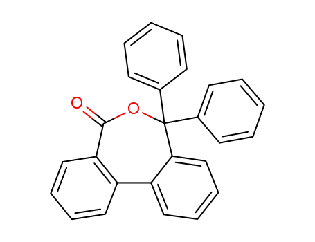 Molecular Structure of 24018-02-8 (7,7-diphenyl-7<i>H</i>-dibenz[<i>c,e</i>]oxepin-5-one)
