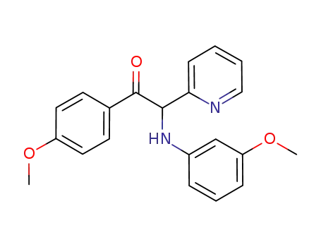 Ethanone,
1-(4-methoxyphenyl)-2-[(3-methoxyphenyl)amino]-2-(2-pyridinyl)-