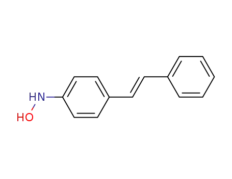 Molecular Structure of 60462-51-3 (N-[(E)-p-Styrylphenyl]hydroxylamine)