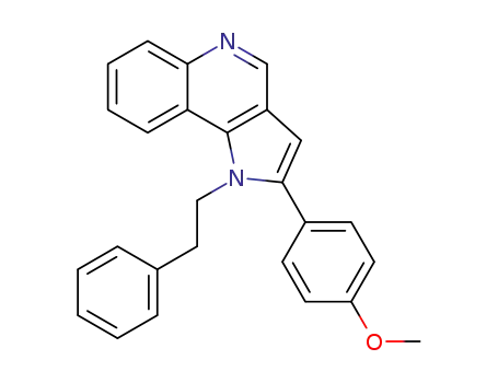 1-(2-phenylethyl)-2-(4-methoxyphenyl)-1H-pyrrolo[3,2-c]quinoline