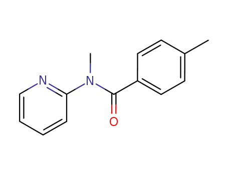 Molecular Structure of 96829-97-9 (Benzamide, N,4-dimethyl-N-2-pyridinyl-)