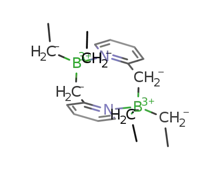 Molecular Structure of 1393596-93-4 ((2-picolyl)diethylborane dimer)