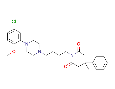 1-[4-[4-(5-chloro-2-methoxyphenyl)piperazin-1-yl]butyl]-4-methyl-4-phenylpiperidine-2,6-dione