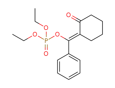 diethyl (Z)-((2-oxocyclohexylidene)(phenyl)methyl)phosphate