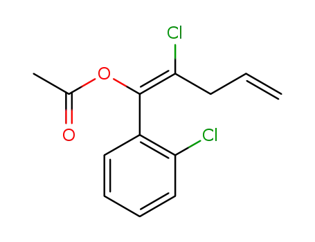 (Z)-2-chloro-1-(2-chlorophenyl)penta-1,4-dienyl acetate
