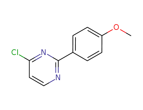 Molecular Structure of 68535-54-6 (4-CHLORO-2-(4-METHOXYPHENYL)PYRIMIDINE)