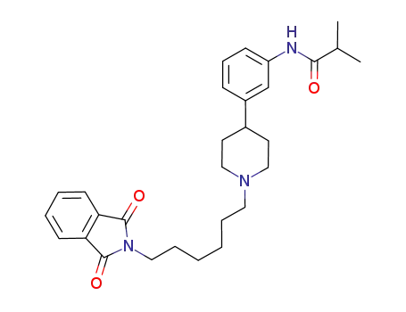 N-(3-{1-[6-(1,3-dioxo-1,3-dihydroisoindol-2-yl)hexyl]piperidin-4-yl}-phenyl)isobutyramide