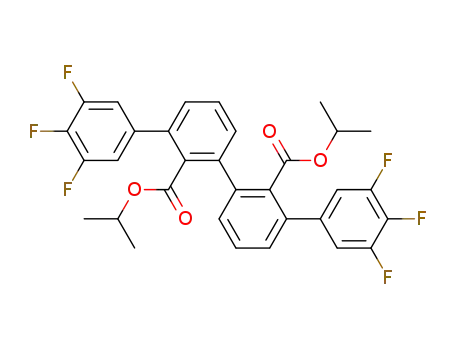 3,4,5,3''',4''',5'''-hexafluoro-[1,3';1',1'';3'',1''']quaterphenyl-2',2''-dicarboxylic acid diisopropyl ester