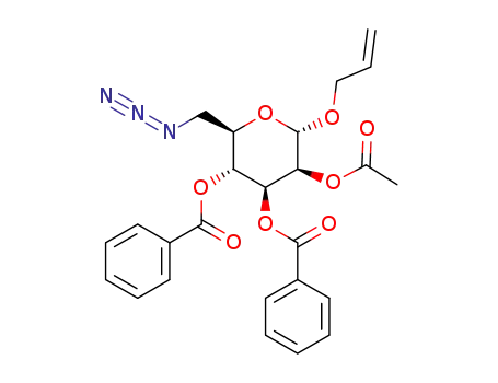 allyl 2-O-acetyl-3,4-di-O-benzoyl-6-azido-α-D-mannopyranoside