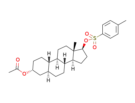 Molecular Structure of 1313600-73-5 ((3α,5α,17β)-estrane-3,17-diol 3-acetate 17-tosylate)