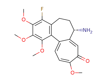 Molecular Structure of 1267986-45-7 (4-Fluorodeacetylcolchicine)