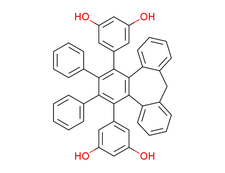 1,4-bis(3,5-dihydroxyphenyl)-2,3-diphenyl-9H-tribenzo[a,c,e]cycloheptene