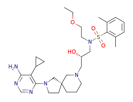C<sub>30</sub>H<sub>46</sub>N<sub>6</sub>O<sub>4</sub>S