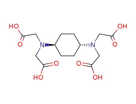 Molecular Structure of 92681-26-0 (Glycine, N,N'-1,4-cyclohexanediylbis[N-(carboxymethyl)-, trans-)