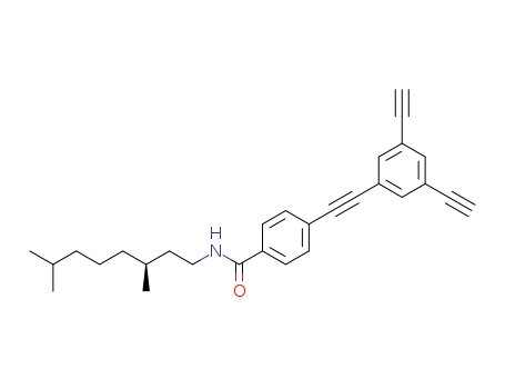 4-(2-(3,5-diethynylphenyl)ethynyl)-N-((S)-3,7-dimethyloctyl)benzamide