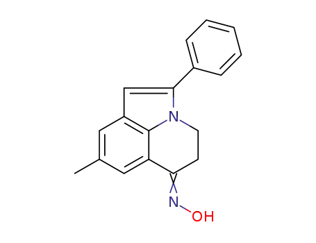 8-methyl-2-phenyl-4H-pyrrolo[3,2,1-ij]quinolin-6(5H)-one oxime