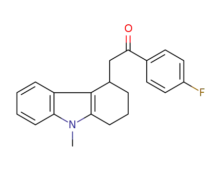 1-(4-fluorophenyl)-2-(9-methyl-2,3,4,9-tetrahydro-1H-carbazol-4-yl)ethanone