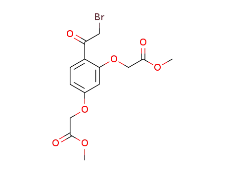 dimethyl 2,2'-(4-(2-bromoacetyl)-1,3-phenylene)bis(oxy)diacetate