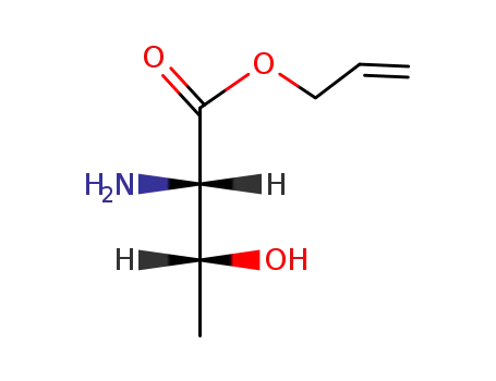 Molecular Structure of 88224-10-6 (L-Threonine, 2-propenyl ester)