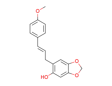 1,3-Benzodioxol-5-ol, 6-[3-(4-methoxyphenyl)-2-propenyl]-, (E)-