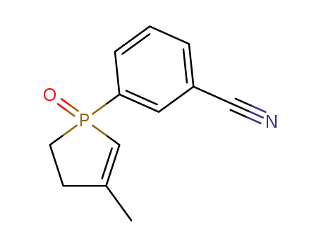 Molecular Structure of 1291098-56-0 (3-methyl-1-(3-cyanophenyl)-2-phospholene 1-oxide)