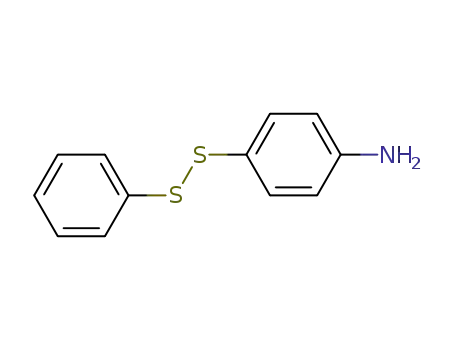 Molecular Structure of 40965-58-0 (Benzenamine, 4-(phenyldithio)-)