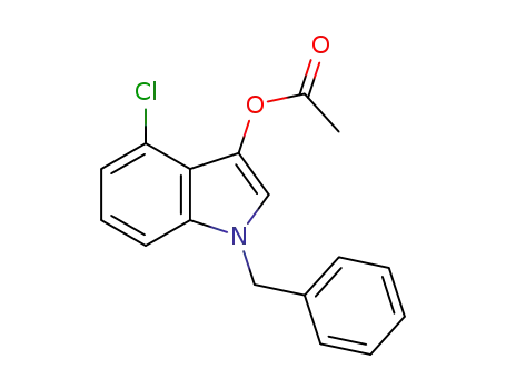 1-benzyl-4-chloro-1H-indol-3-yl acetate