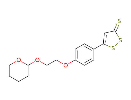 5-(4-(2-(tetrahydropyran-2-yloxy)ethoxy)phenyl)-3H-1,2-dithiole-3-thione