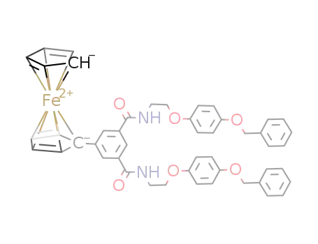 N<sub>1</sub>,N<sub>3</sub>-bis(2-(4-(benzyloxy)phenoxy)ethyl)-5-ferrocenylisophthalamide