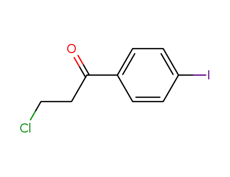 Molecular Structure of 31736-74-0 (3-chloro-1-(4-iodophenyl)propan-1-one)