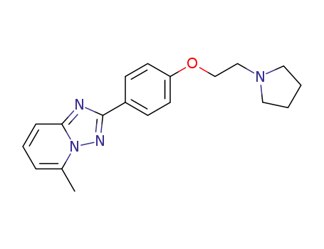 5-methyl-2-[4-(2-pyrrolidin-1-ylethoxy)phenyl]-[1,2,4]triazolo[1,5-a]pyridine