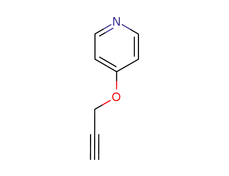 Molecular Structure of 64818-18-4 (Pyridine, 4-(2-propynyloxy)-)