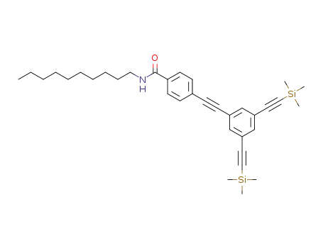 4-(2-(3,5-bis(2-(trimethylsilyl)ethynyl)phenyl)ethynyl)-N-decylbenzamide