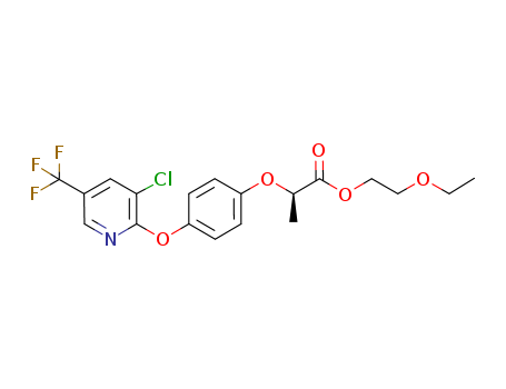 Propanoic acid,2-[4-[[3-chloro-5-(trifluoromethyl)-2-pyridinyl]oxy]phenoxy]-, 2-ethoxyethylester