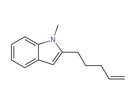 1H-Indole, 1-methyl-2-(4-pentenyl)-
