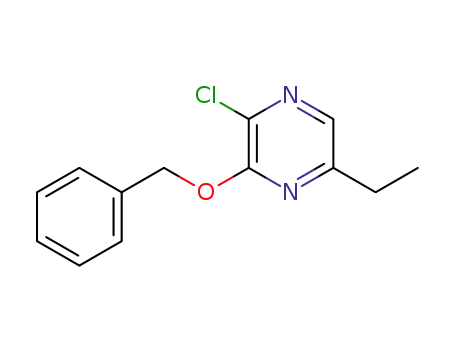 2-benzyloxy-3-chloro-6-ethylpyrazine