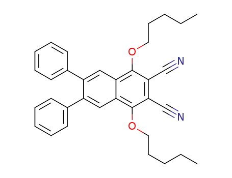 1,4-diamyloxy-2,3-dicyano-6,7-diphenylnaphthalene