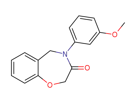 4-(3-methoxyphenyl)-4,5-dihydrobenzo[f][1,4]oxazepin-3(2H)-one