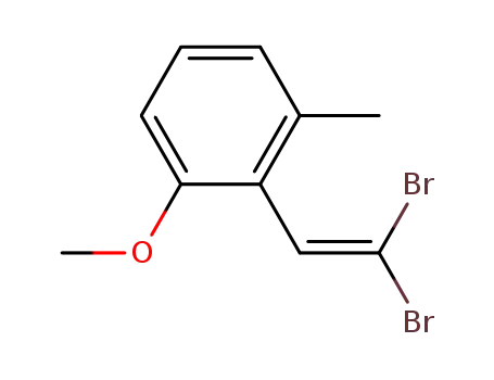 2-(2,2-dibromoethenyl)-1-methoxy-3-methylbenzene