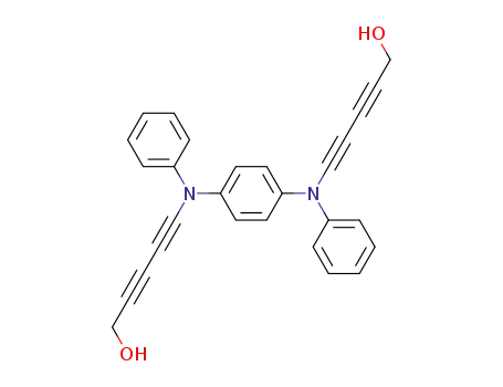 N,N'-bis(5-hydroxy-1,3-pentadiynyl)-N,N'-diphenyl-1,4-phenylenediamine