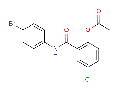 4-chloro-2-(4-bromophenylcarbamoyl)phenyl acetate