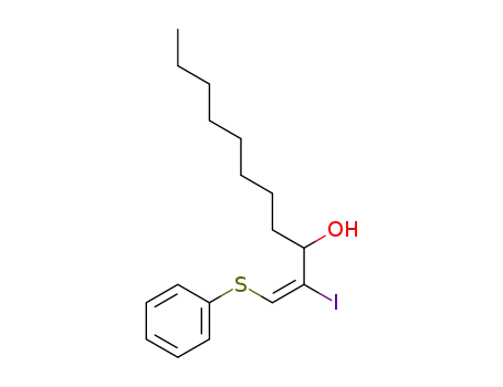(E)-2-iodo-1-phenylthio-1-undecen-3-ol