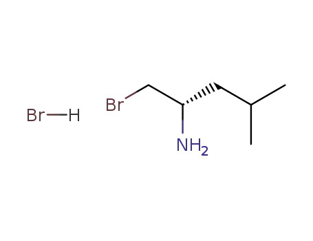 Molecular Structure of 86447-32-7 (2-Pentanamine, 1-bromo-4-methyl-, hydrobromide, (R)-)