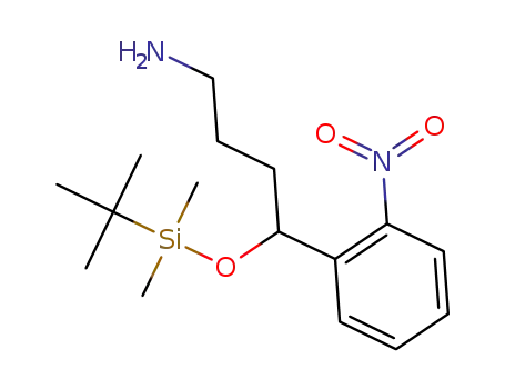 4-((tert-butyldimethylsilyl)oxy)-(2-nitrophenyl)butan-2-amine
