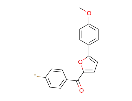 Molecular Structure of 1263191-87-2 (4-fluorophenyl[5-(4-methoxyphenyl)furan-2-yl]methanone)