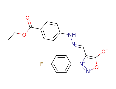 4-[4-(ethoxycarbonylphenylhydrazono)methyl-3-4-fluorophenyl]sydnone