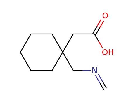 Molecular Structure of 1262837-02-4 (2-(1-((methyleneamino)methyl)cyclohexyl)acetic acid)